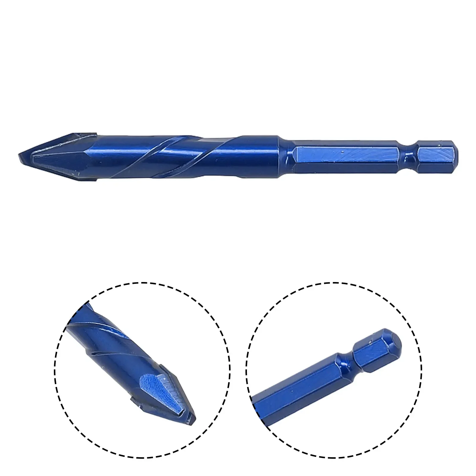 1Pc Carbide Drill Bit 6-12mm For Drywall Glass Wood Metal Tile Brick Drilling Punching Tool For Electric Drill Power Tools