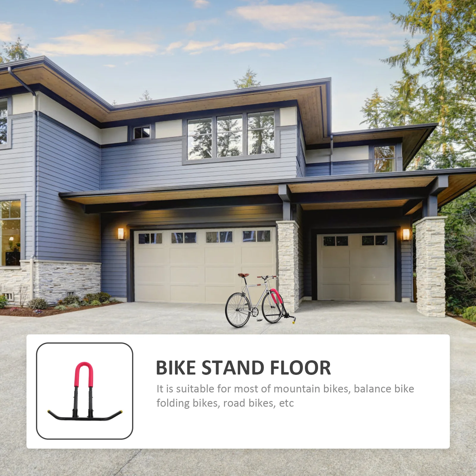 1pc Balance Bike Kickstand Foldable Adjustable Metal Side Stand For Mountain Road Folding Bikes Bicycle Parking Rack Support