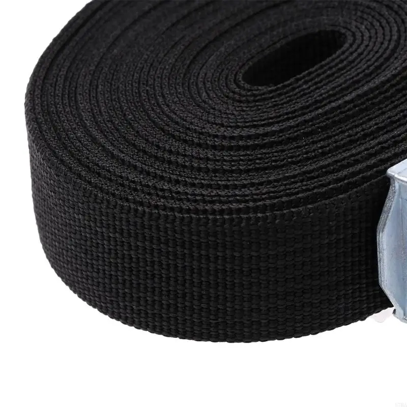 

57BA Heavy Duty Bungee Strap Cord with Metal Buckle Luggage Tied Rope Nylon Cord Belt