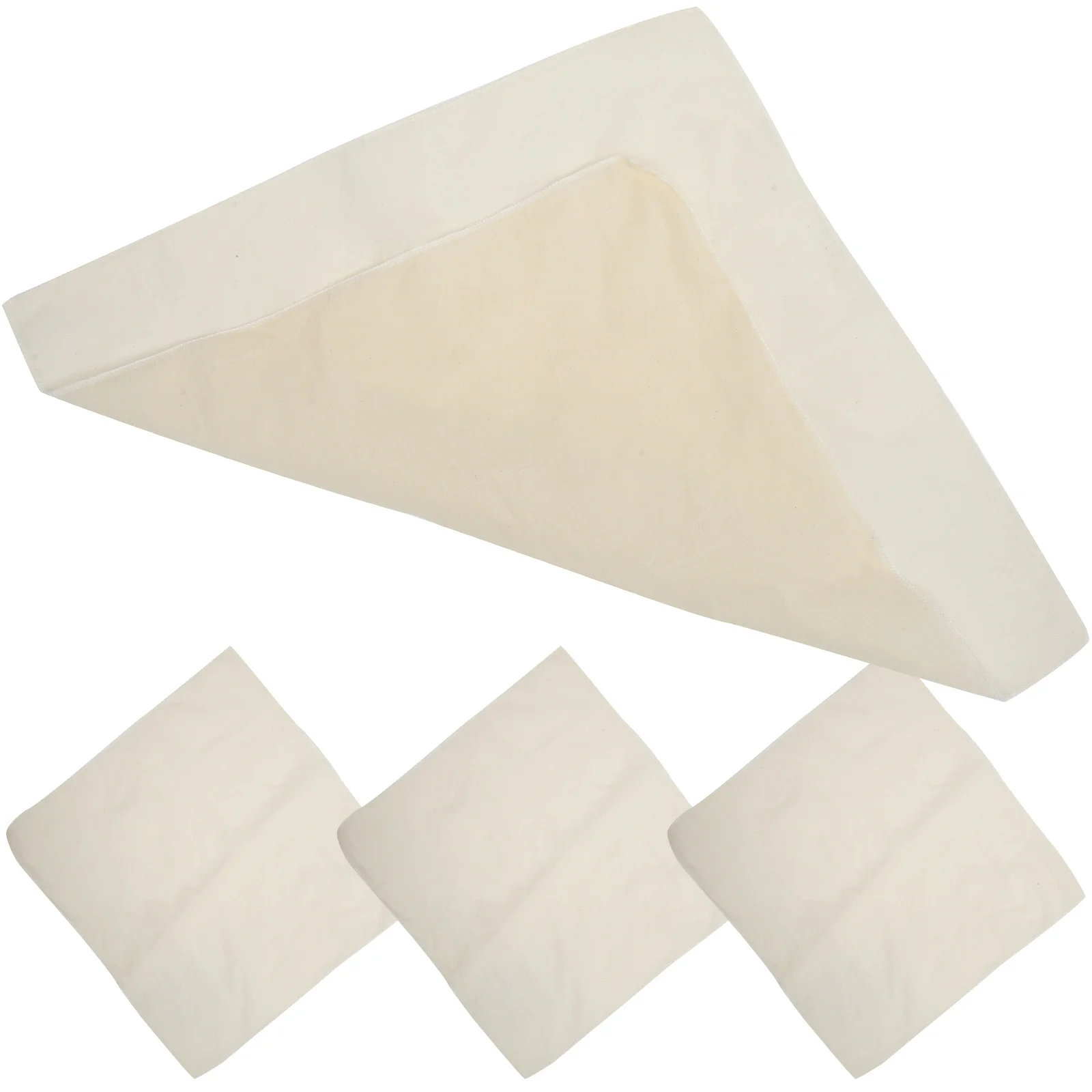 4 Pcs Finished Product Cloth (square Encrypted 60cm) 4pcs Multi-use Filter Tofu Straining Cheese for Pastry Strainer