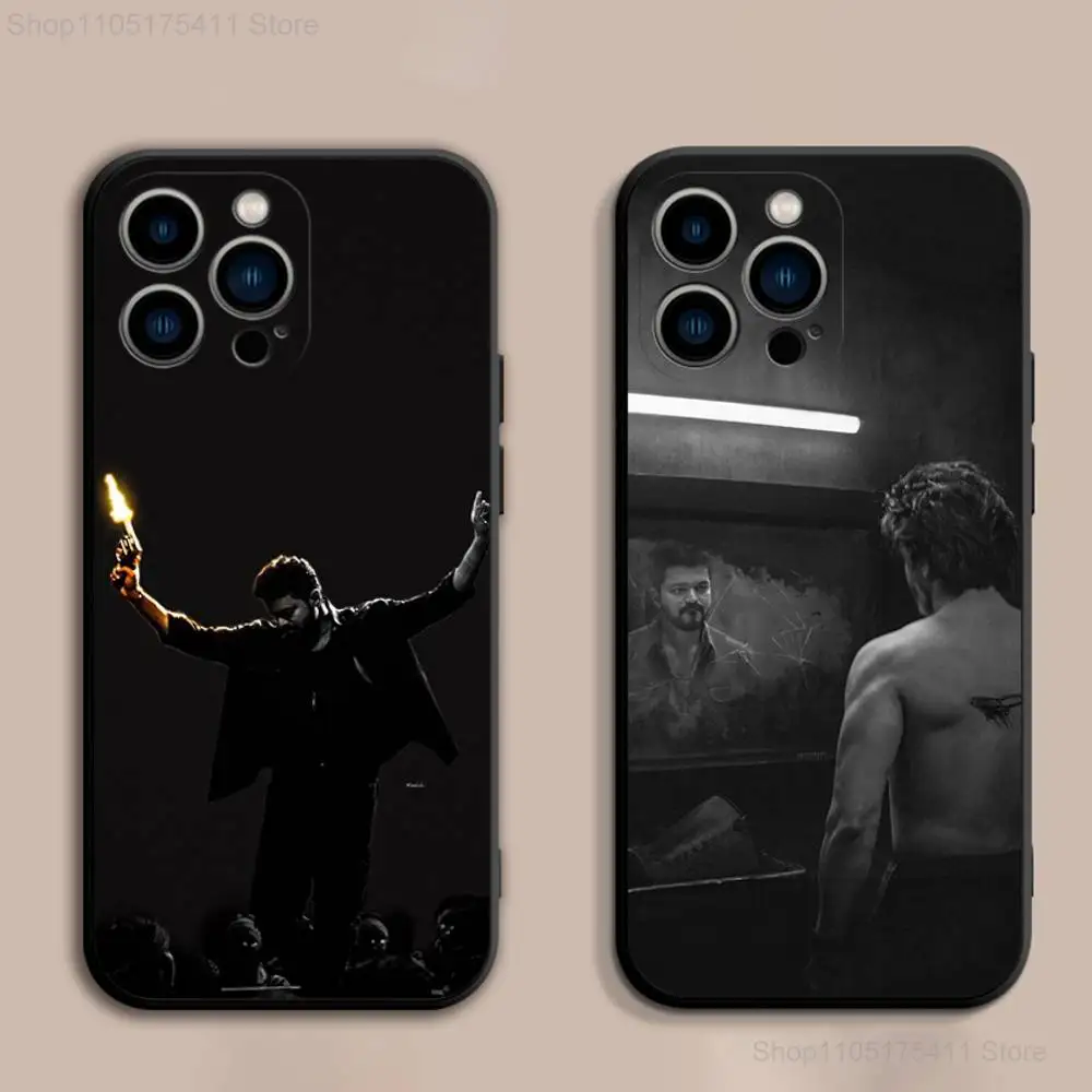 

Singer T-Thalapathy V-Vijay Phone Case For iPhone 17,16,15,14,13,12,Pro,Max,Plus,E,SE4,Air,Mini Black Soft Cover