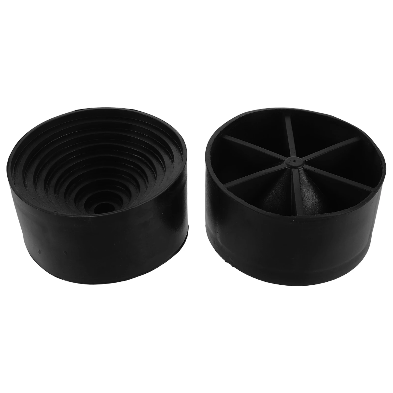 

2pcs Black Rubber Flask Holder Lab Stand Round Base Support AntiSlip HighTemperature Resistance Universal Fit