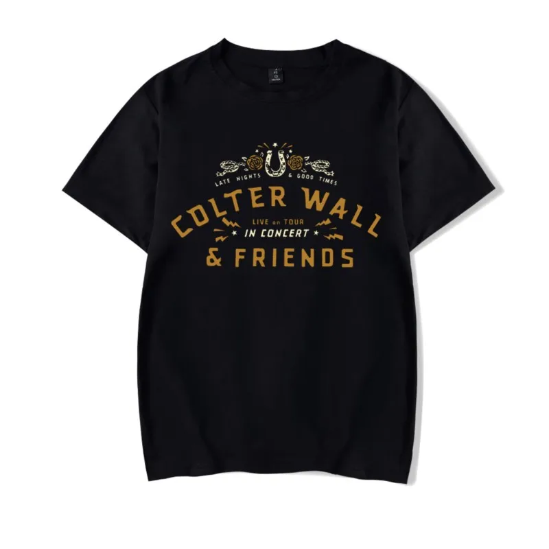 Colter Wall T-shirt Short-Sleeved Women And Men Casual New Fashionable Unisex  Summer Tee  Men Clothing