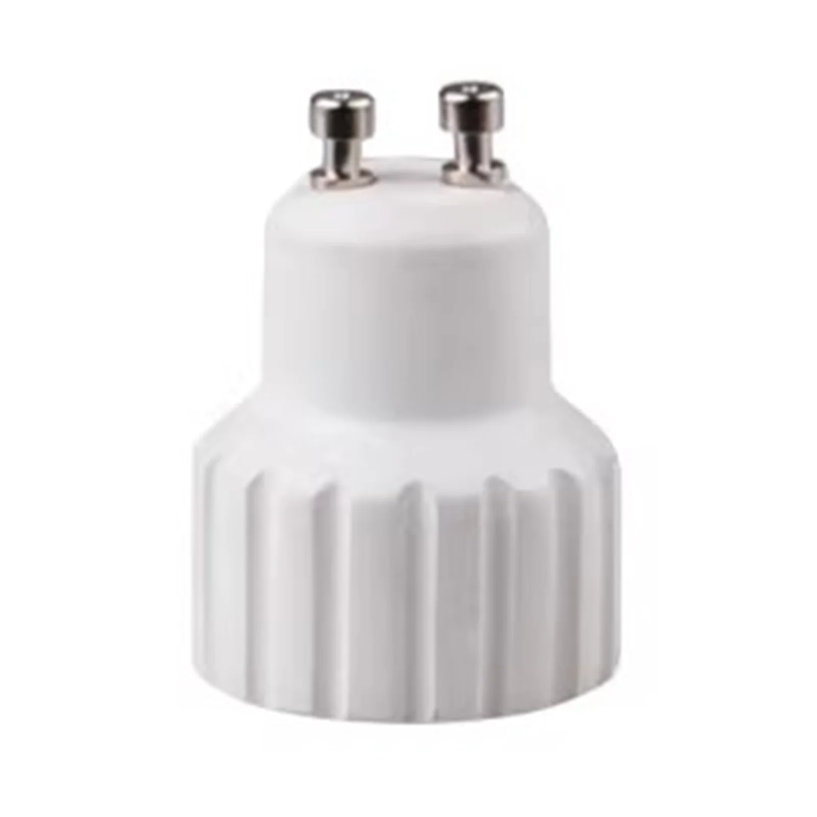 2pcs White GU10 to GU10 Lamp Adapter - Convert to LED Panel & Halogen Lights, Quick Install Socket Converter