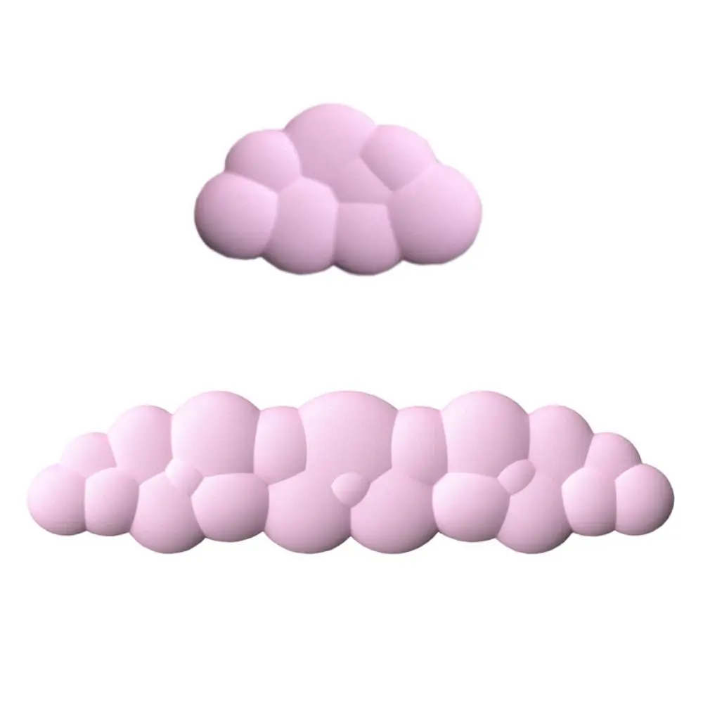 Soft Anti-slip Wrist Rest Memory Foam PU Mouse Pad Cloud Shape Wrist Support Gamer