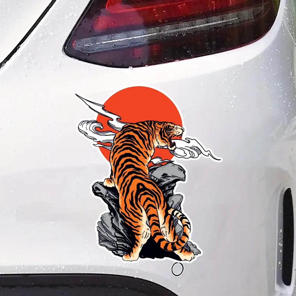 Hаклейка на авто Тигр Tiger Decal Sticker - Self-Adhesive Car Window & Laptop Decoration - Automotive Exterior Accessories