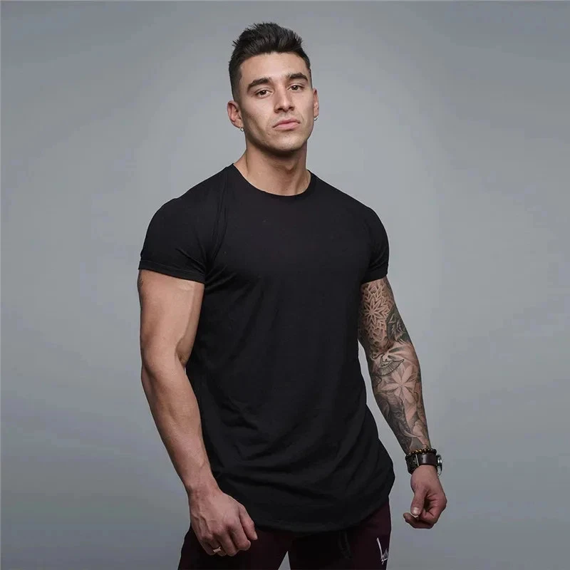 Neues Herren-T-Shirt mit kurzen Ärmeln, Lauf-T-Shirt für Männer, Fitness-Training, Sp, High-End-Luxus ist sowohl für Männer als auch für Frauen, Top Y2k