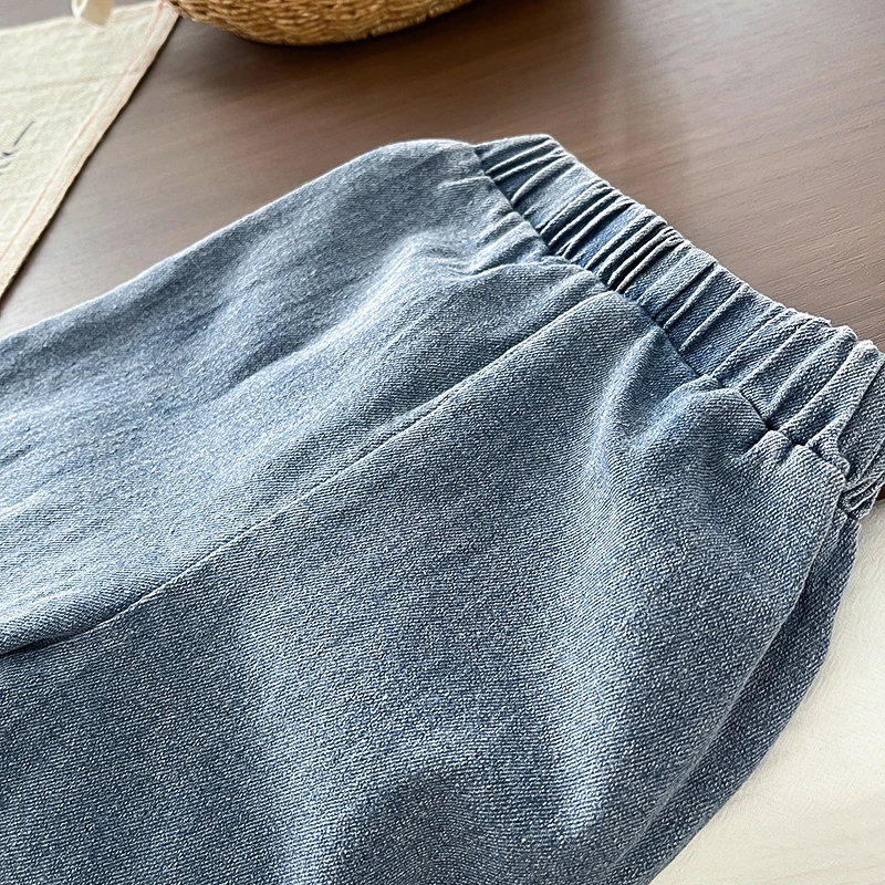Baby Kleinkind Mädchen 2-teiliges Freizeitoutfit Rosa Kariertes Langarmhemd Cartoon-Print Denim-Jeanshose Frühling Herbst Kinderkleidung – Detail 13