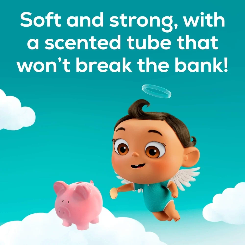 Lavender Scented 2-Ply Toilet Paper 48 Mega Rolls Soft Strong 320 Sheets Each Perforated Septic Safe Bathroom Essential