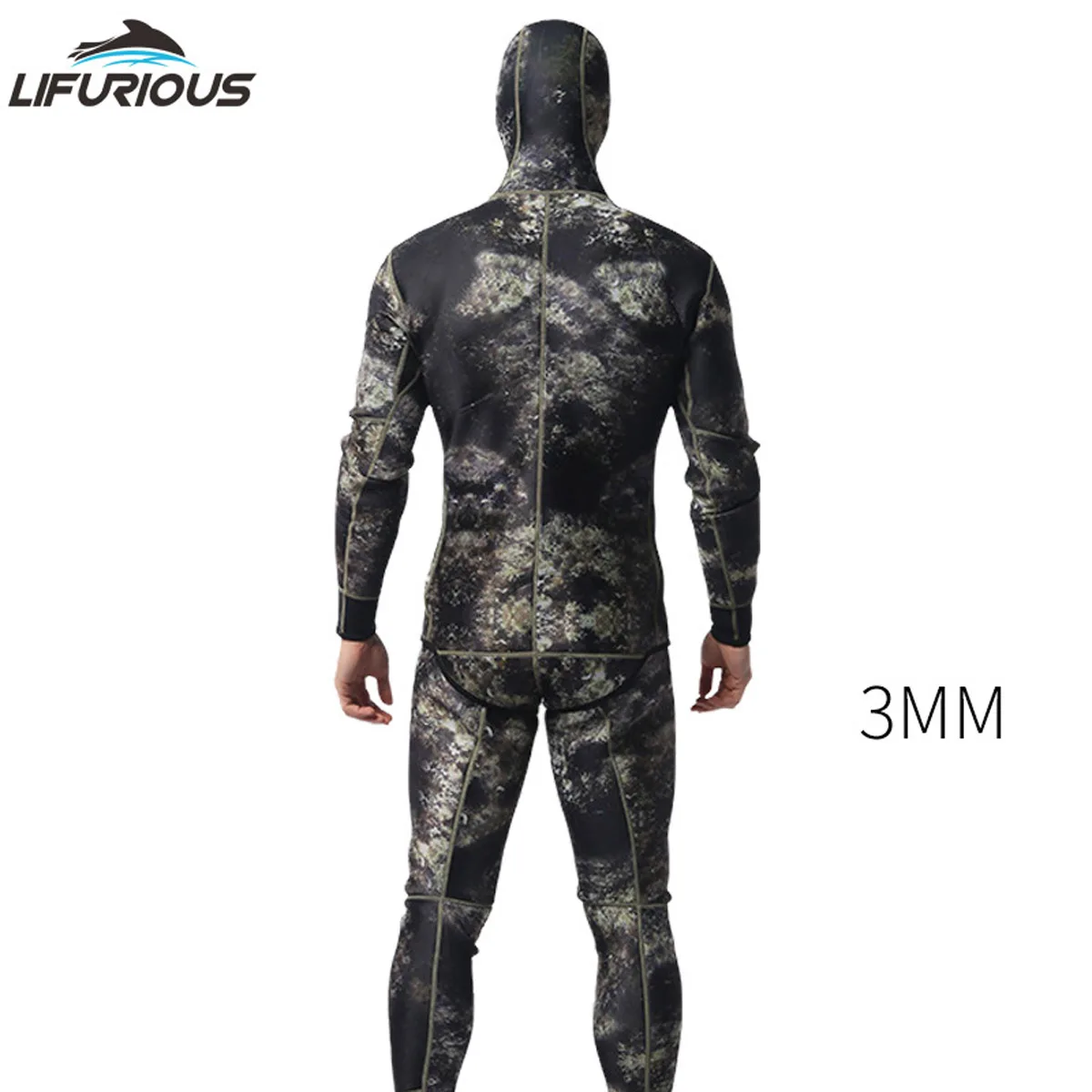 Breathable Soft Diving Suit Men Diving Spearfishing Wetsuit Snorkel Swimsuit Split Suits Combinaison Surf Swimwear Fishing Wear