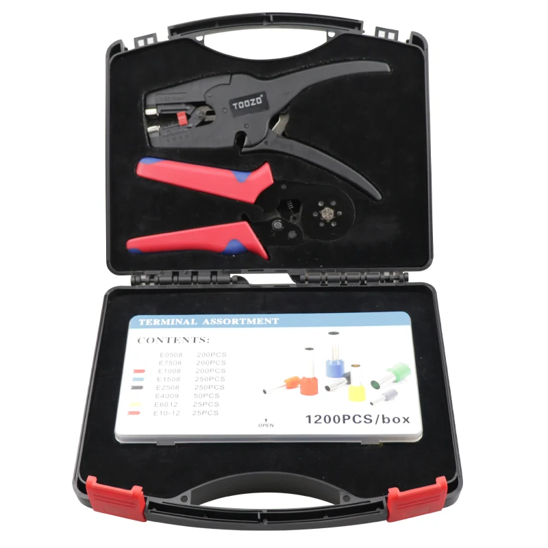 Crimping Pliers HSC8 6-6 6-4 Crimper Tools With Tubular Terminals Wire stripper Mini Portable Automatic Crimping Tool In Box Bag