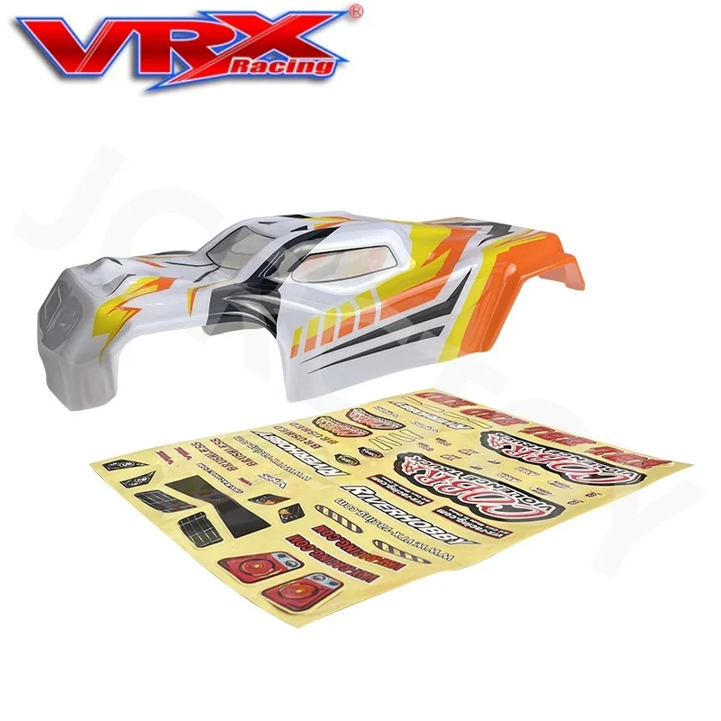 RC VRX R0249 R0250 325Mm ฐานล้อ PVC Body Shell W/สติกเกอร์สำหรับ1/8 VRX Racing RH817 RH818 COBRA 4WD ไฟฟ้าอะไหล่รถบรรทุก