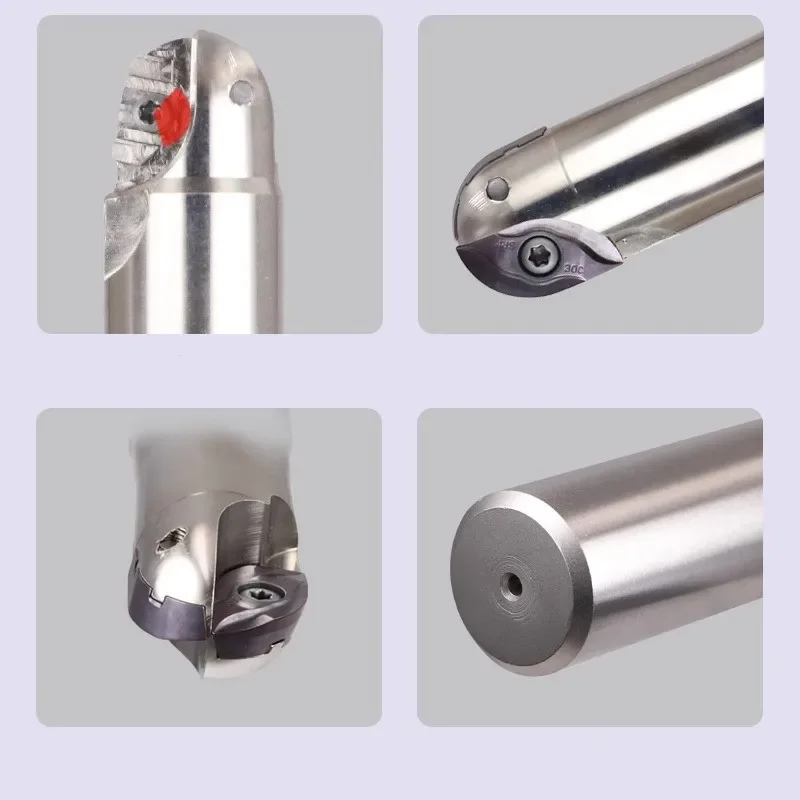 SRM Milling Fast Feed Cutter Lengthened  Insert Handle Alloy Cnc Hardened Aseismic Rod Machine Inserts Tool milling cut