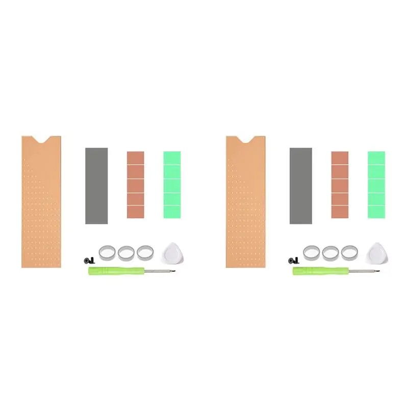 

Classic-2X M.2 Nvme SSD Heat Sink 2Mm For M2 2280 Solid State Hard Disk Copper Heatsink With Thermal Pad Laptop SSD Radiator