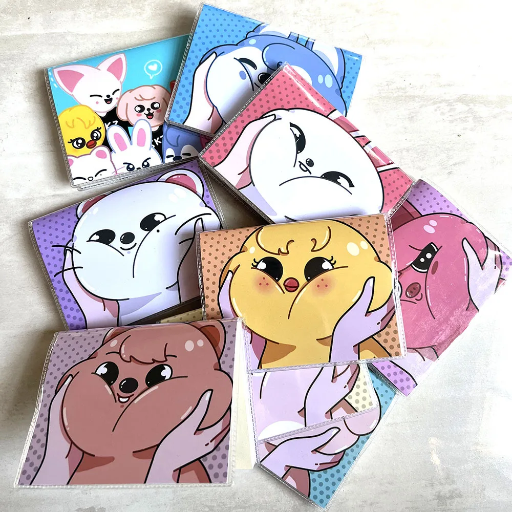 

Периферийный дневник Skzoo с героями мультфильмов, блокнот, корейский блокнот Wolfchan Leebit Dwaekki Hanquokka Jiniret Stray, детские канцелярские принадлежности для фанатов, подарок