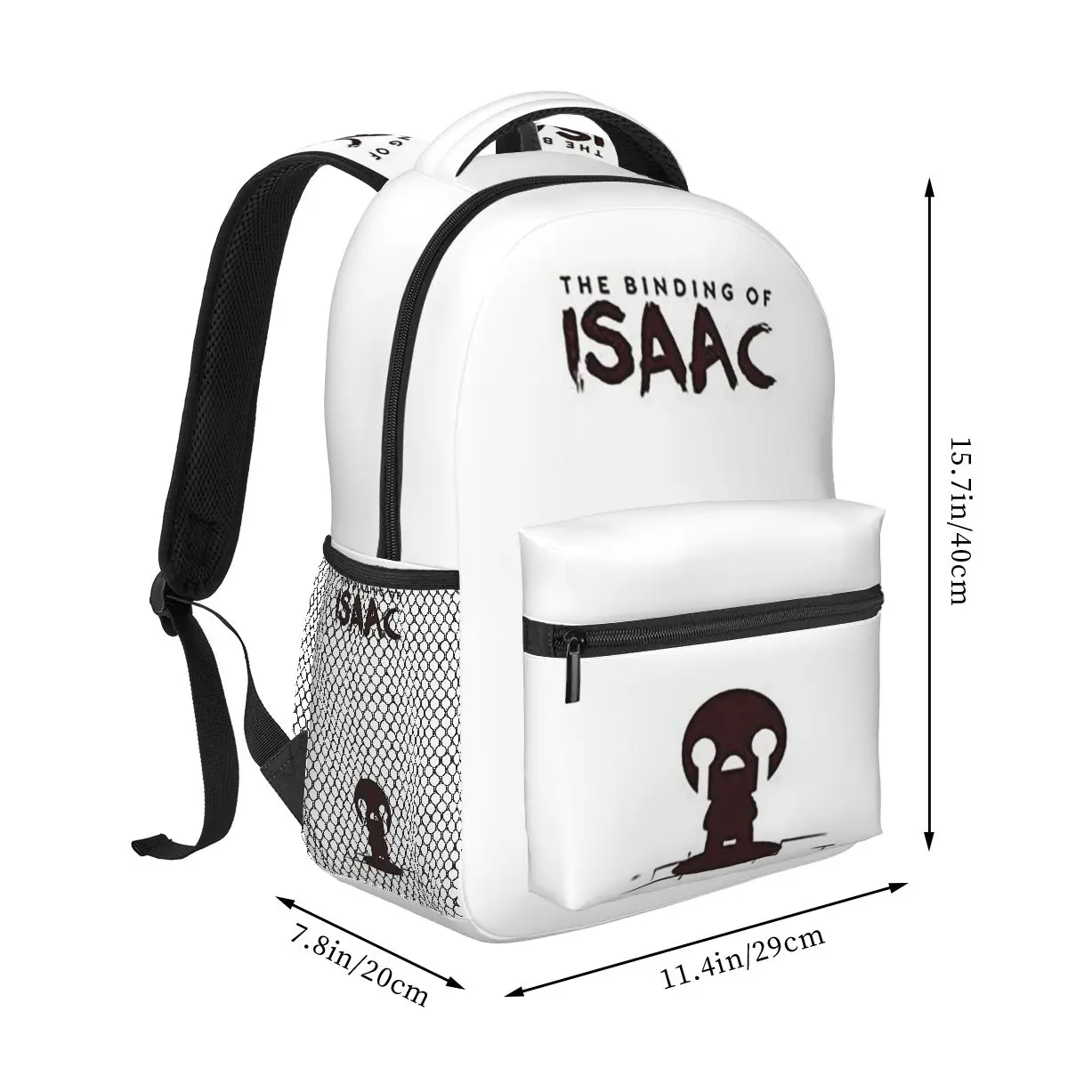Game The Binding Of Isaac Print Backpack Student Boys Girls BookBag Kids School Bag Laptop Shoulder Bags for Men Women