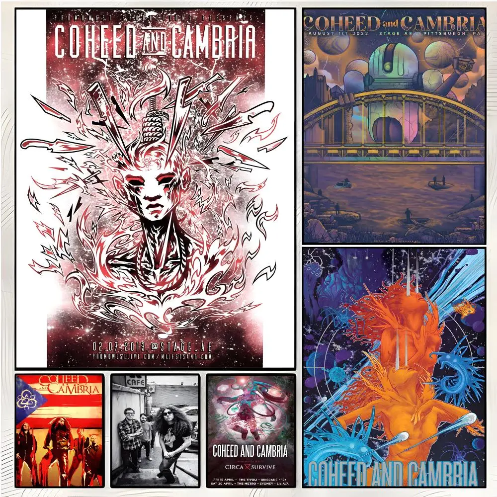 Rock Band Coheed And Cambria Poster Superior Home Space  Indoor Decorative Art & Home Decor