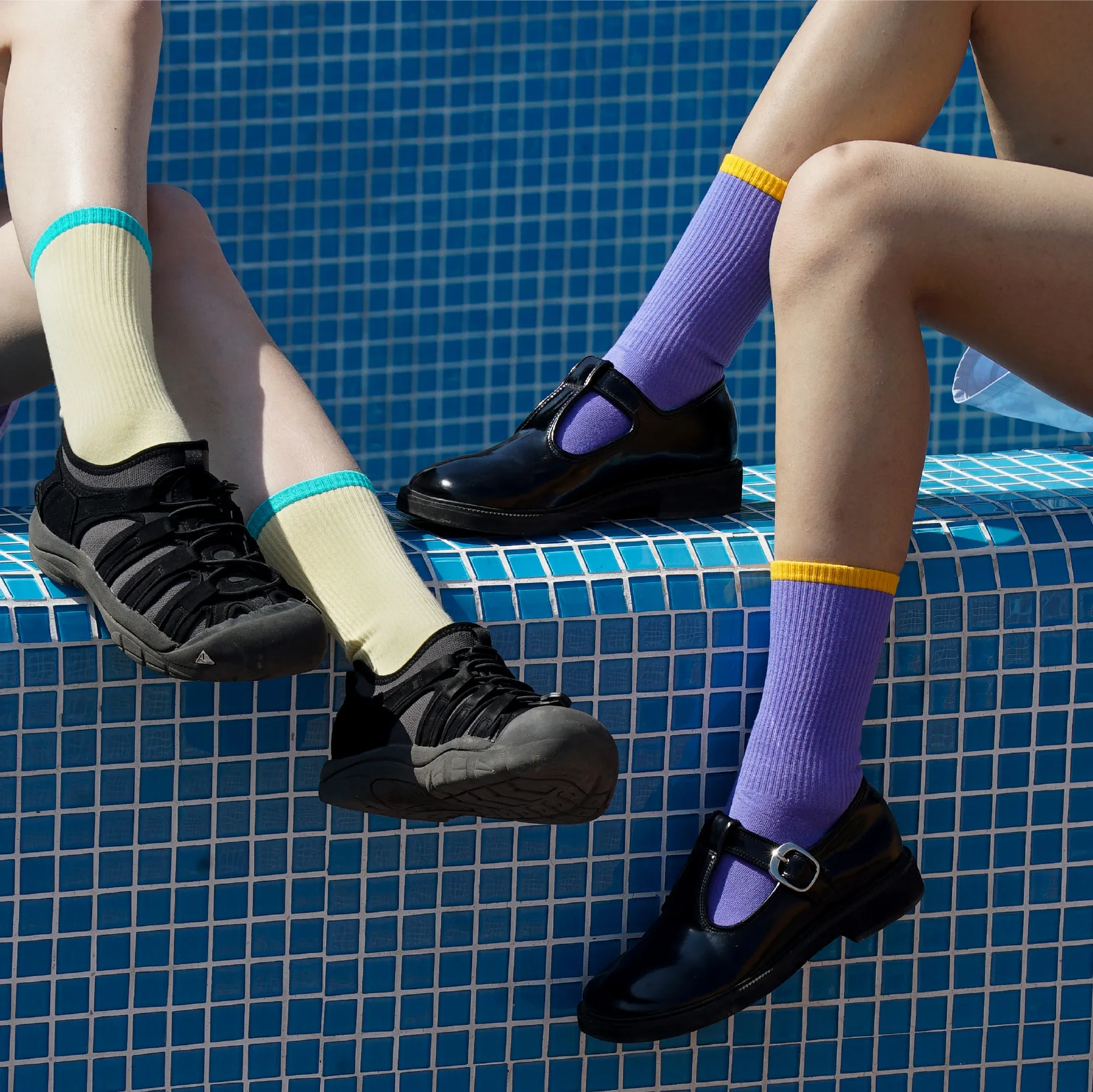 Color Block Socks Candy Color Mid-Calf Socks Couple Fashionable Contrast Color Home Comfort Cotton Cartoon Pattern Socks
