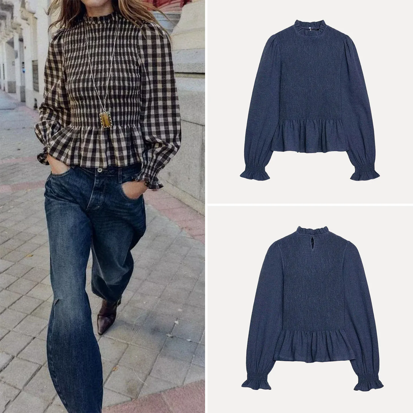 เสื้อไหมพรมลายรังผึ้งแฟชั่น แขนยาว สำหรับผู้หญิง แมทช์ได้กับทุกชุด ฤดูหนาว 2025 รุ่นใหม่ล่าสุด เสื้อไหมพรมผู้หญิง