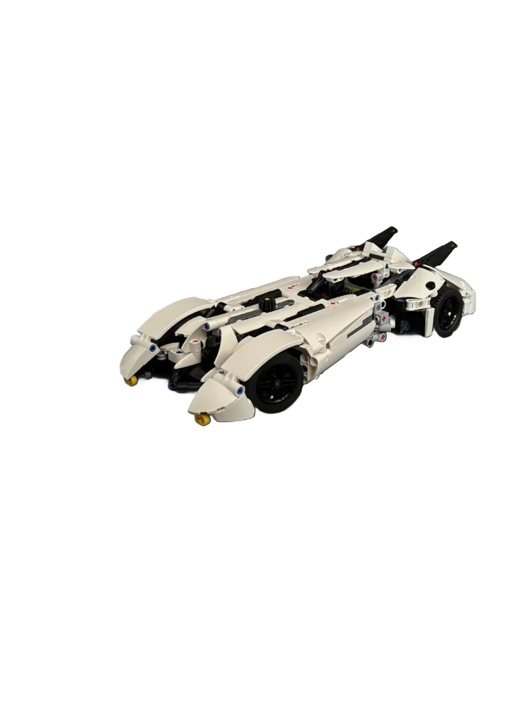 Set di blocchi di costruzione modello di auto mobile MOC-239608 Mattoni da supereroe del film Regalo di Natale