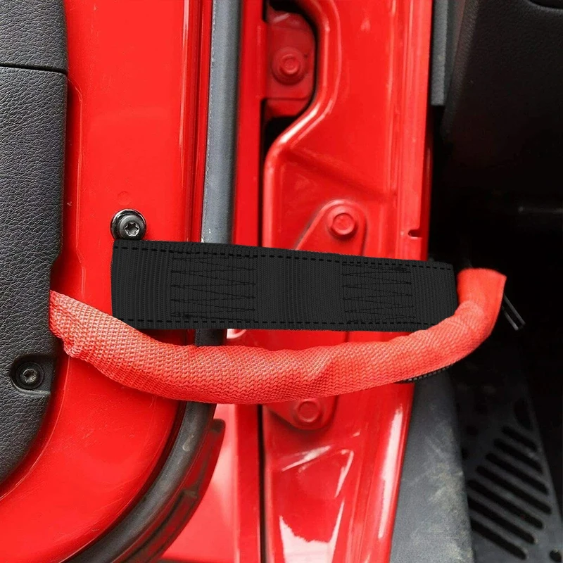 2Pack 3-Layer High Intensity Nylon Webbing Door Check Retainer Strap Trailer Truck Horsebox Bracket Automobiles Accessories