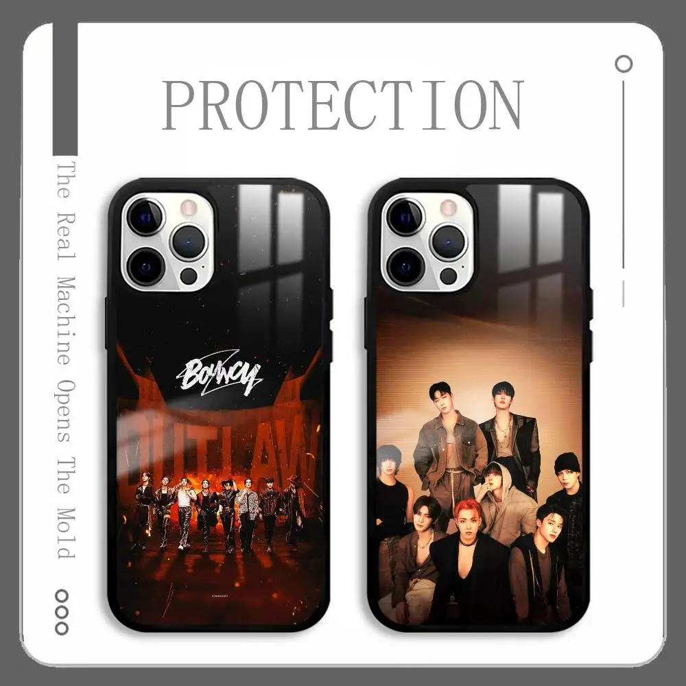 Legal coreia kpop banda A-ATEEZ caso de telefone para iphone 16 15 14 13 12 11 pro max plus mini magnético magsafe capa de carregamento sem fio