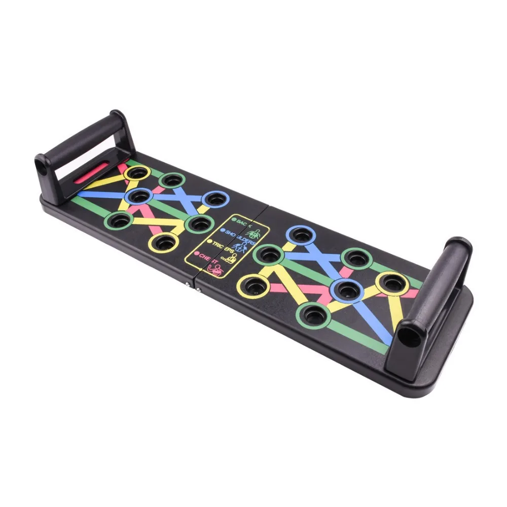 Foldable Portable Home Fitness Push-up Board Chest Abdomen Arm and Back Training Multifunctional Push-up Board Equipment