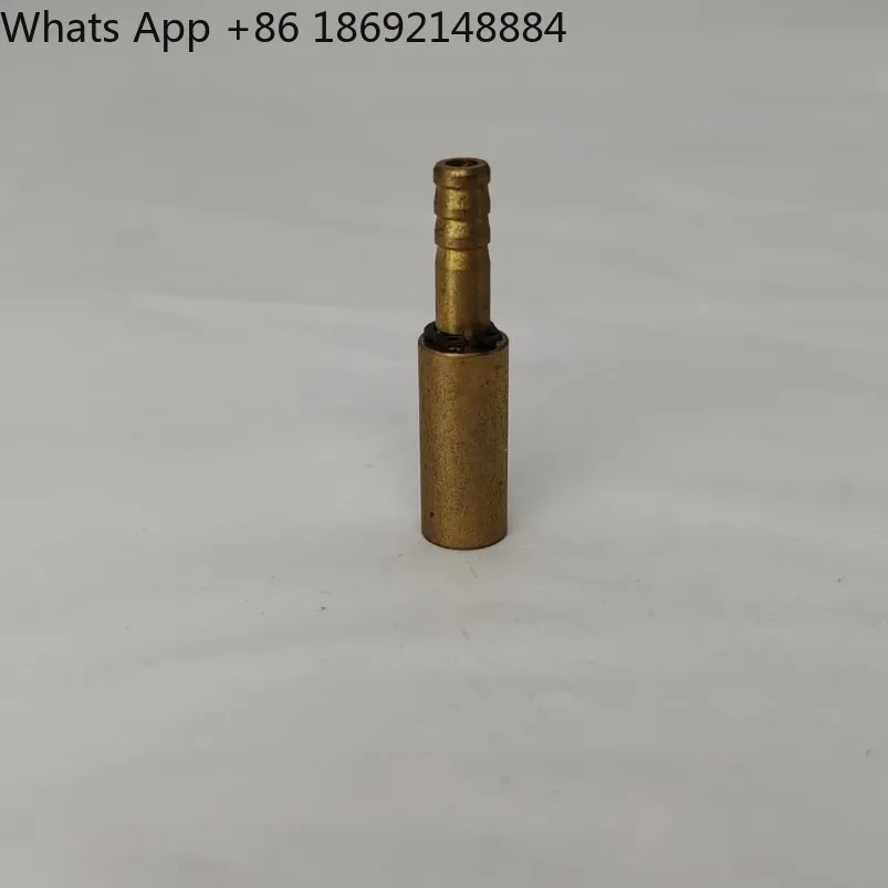 Copper connector for trachea, for glass lamp blowing tire