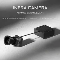 CADDX Infra Camera No-Light Night Camera Analog VTx Kit 0 Lux Super WDR 1500TVL 120 FOV Black and White Sensor for RC FPV Drone