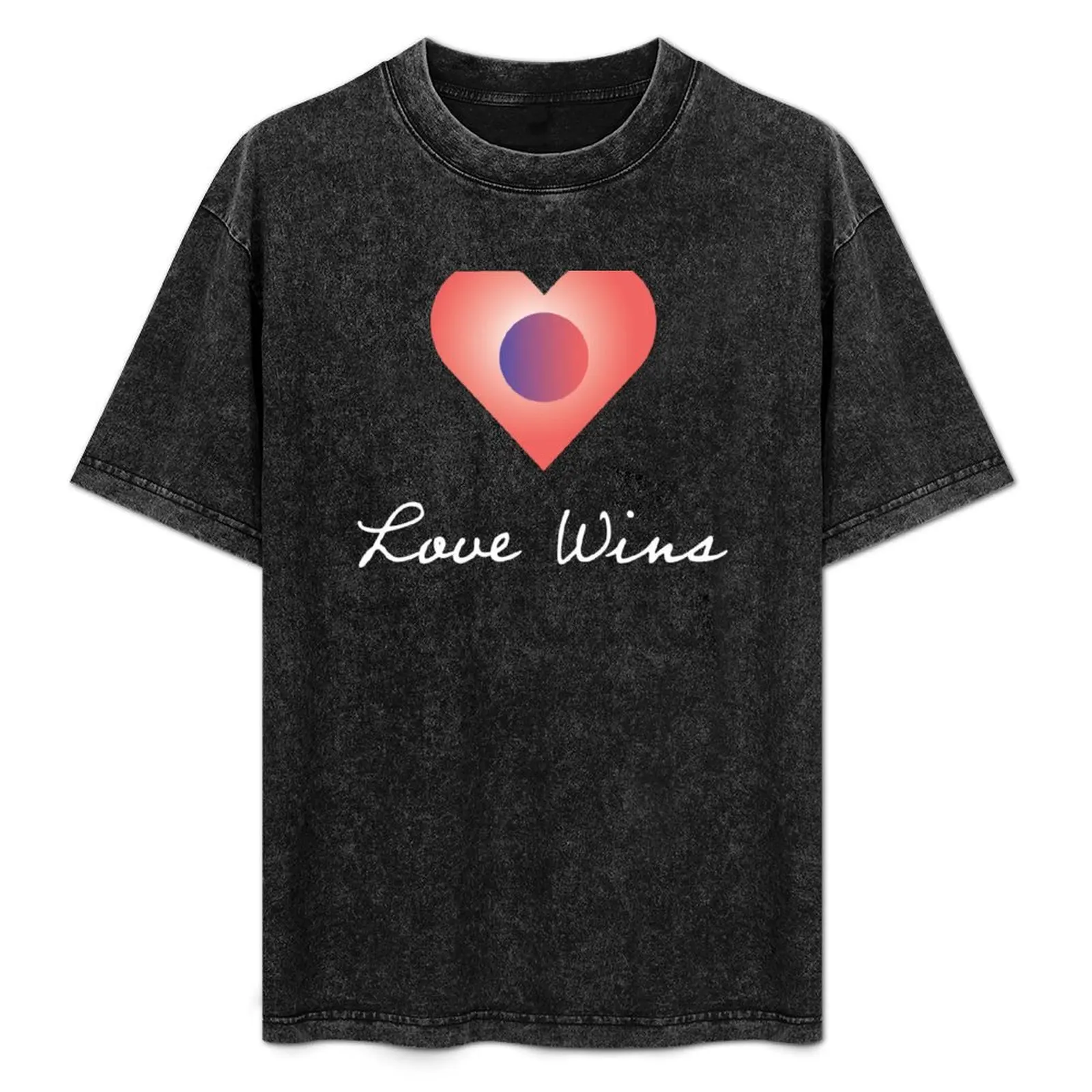 

Love wins T-Shirt valentines boutique clothes Luxury man aesthetic clothes mens t shirts