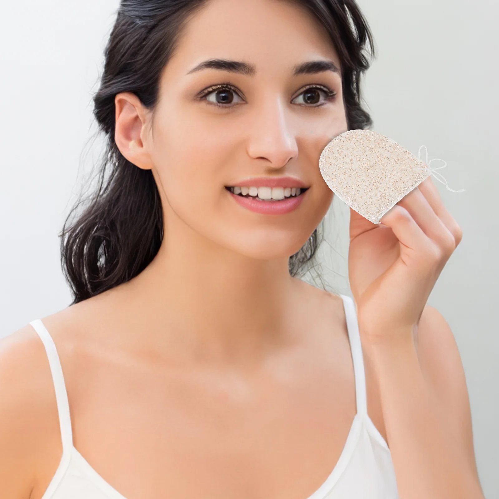 

2Pcs Konjac Facial Cleansing Sponge Face Scrubber Exfoliating Pore Unclogging Dead Skin Remover Soft Comfortable