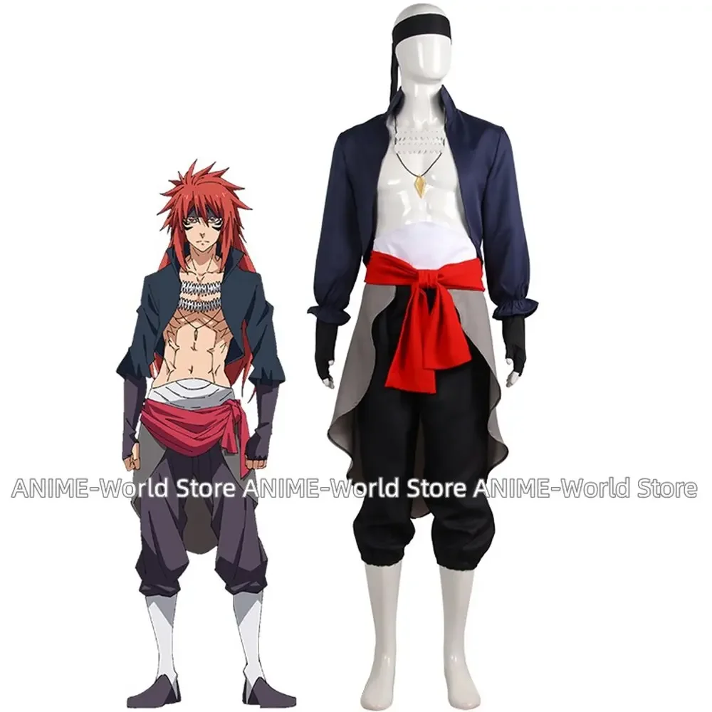 

Unisex Anime Cos That Time I Got Reincarnated as Slime benimaru Cosplay Costumes Outfit Halloween Christmas Uniform Custom Size