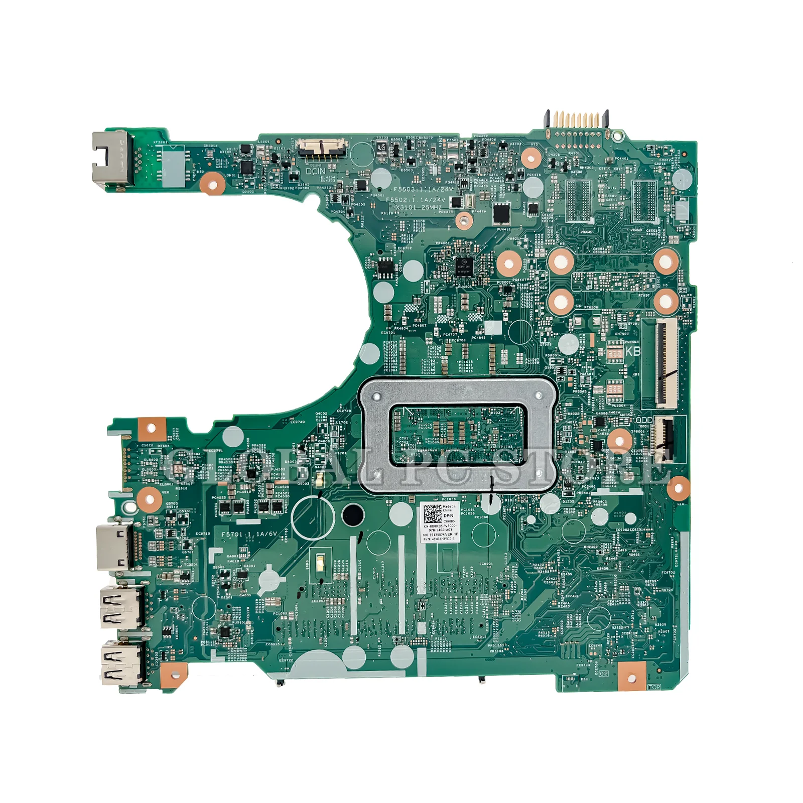 Imagem -02 - Kefu 153411 Placa-mãe para Dell Inspiron 15 3467 3567 Laptop Placa-mãe 4405u i3 i5 i7 7th Gen Uma Ddr4