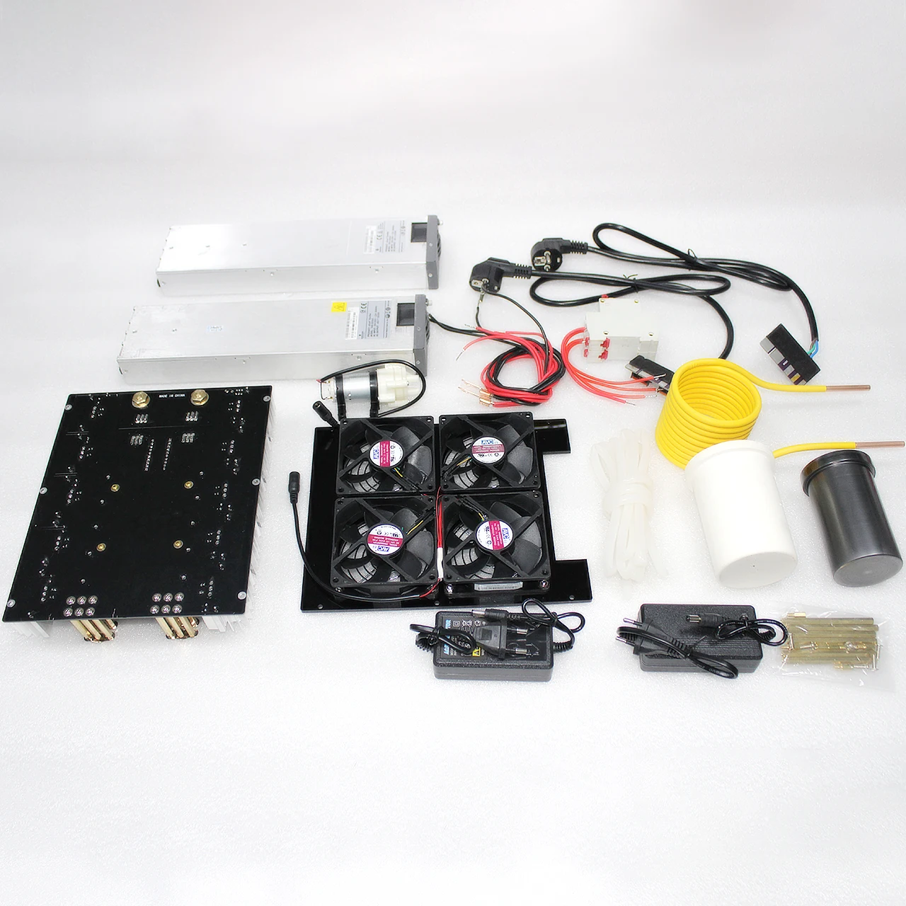 Imagem -02 - Zvs Aquecimento por Indução Aquecedor Placa Pcb Máquina de Aquecimento Mais Bobina Bomba Cadinho Fonte Alimentação 5000w