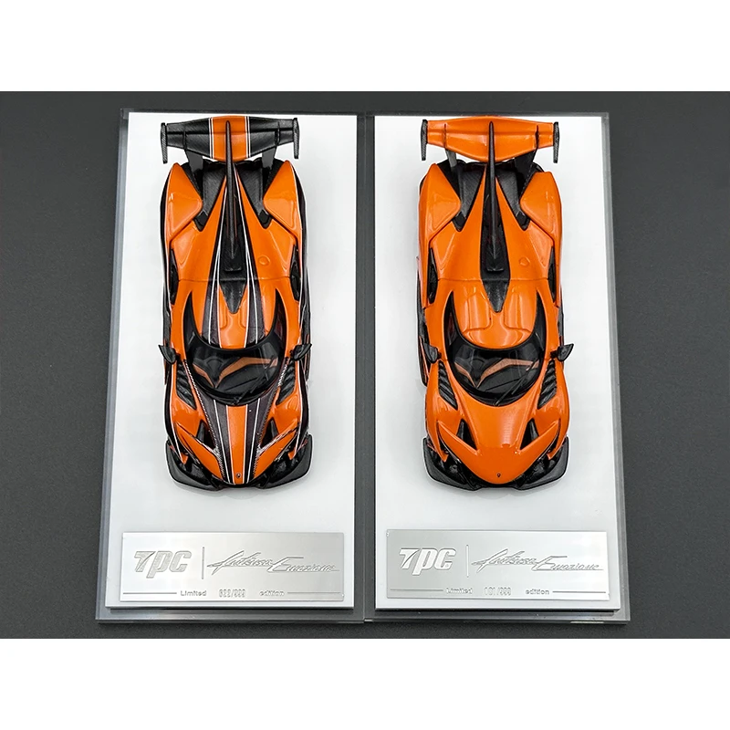 TPC PEAKO In Stock 1:64 Apollo IE Orange Stripe Diecast Diorama Model Collection Miniature Carros Toys