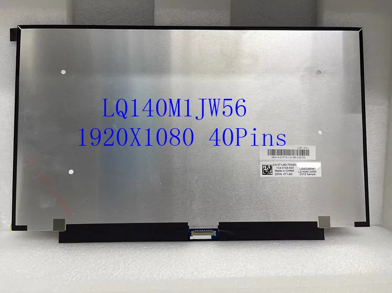 

LQ140M1JW56 LQ0DASE591 14 inch 1920X1080 40pins Laptop LCD Screen Display Matrix Replacement Panel