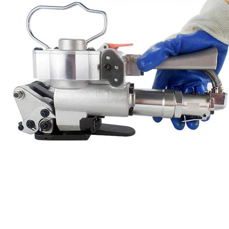 

Plastic-Steel Tape Automatic Strapping Tool Pneumatic Packing Machine Handheld Banding Machine