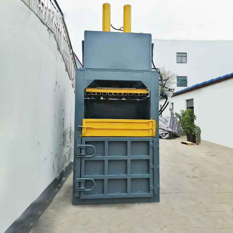 Presse à balles verticale hydraulique pour papier résiduel