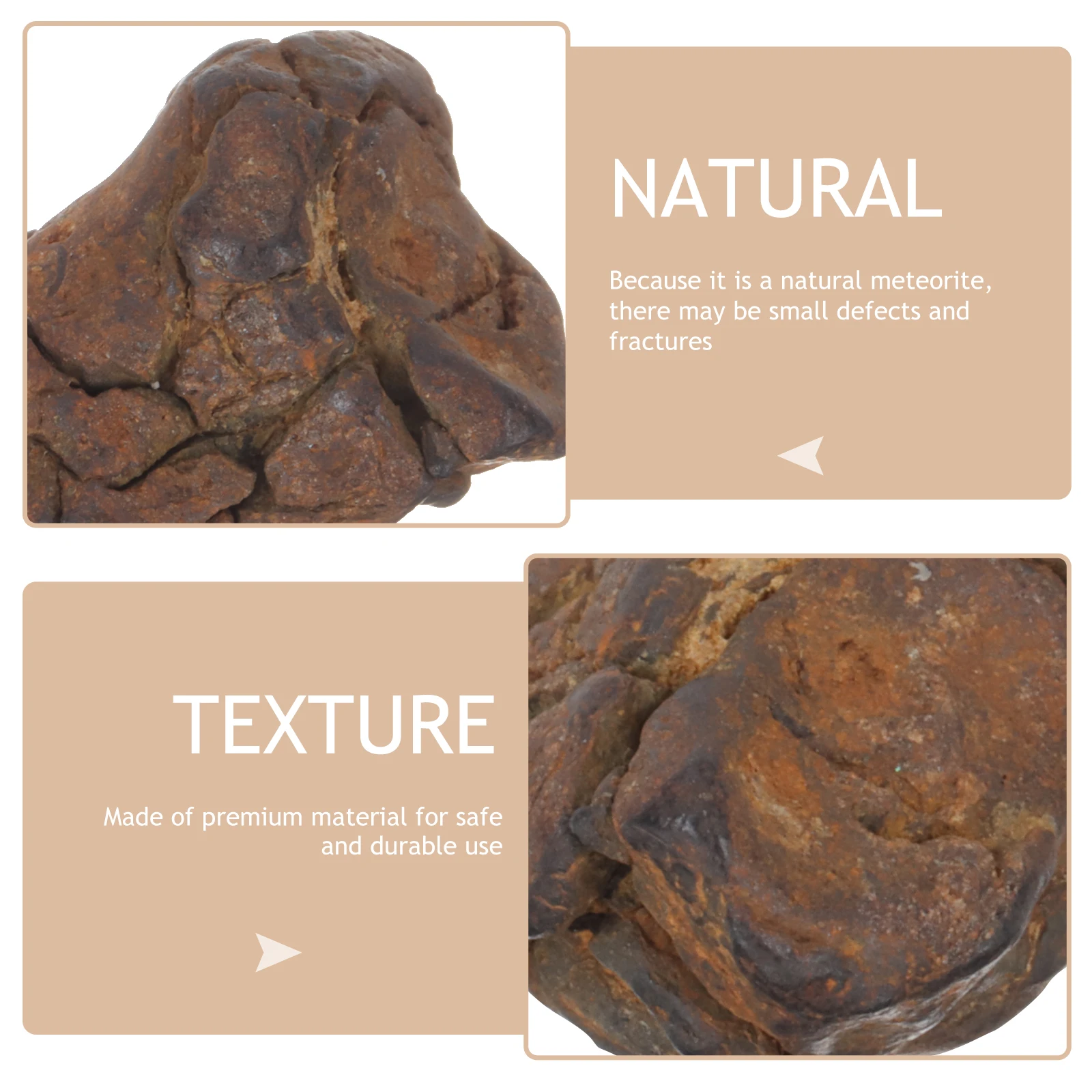 

Educational Meteorite Science Sample Decoration Rocks Specimens Dining Table Minerals