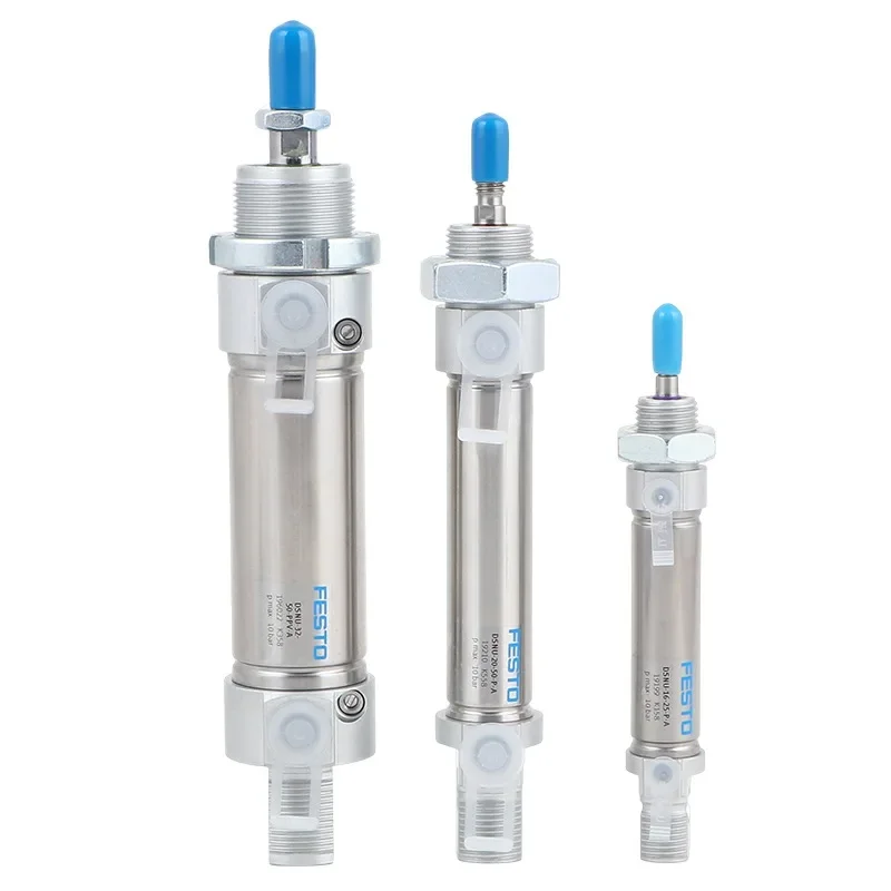 

FESTO Cylinders DSNU-8-10-12-16-20-25-30-40-50-80-100-125-160-PPV-A pneumatic cylinderbore small pneumatic cylinder big thrust