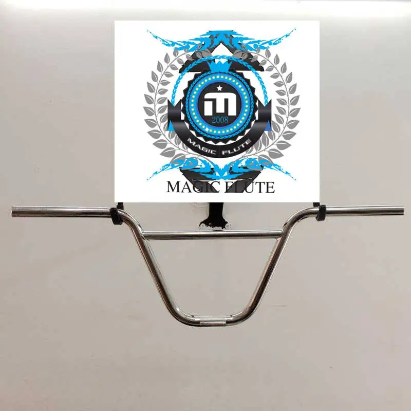 Magic Flute BMX Handlebar 9 Inch 1040g Cr-Mo Steel Street Bike Handlebar Handlebar Durable Cycling Equipment Parts