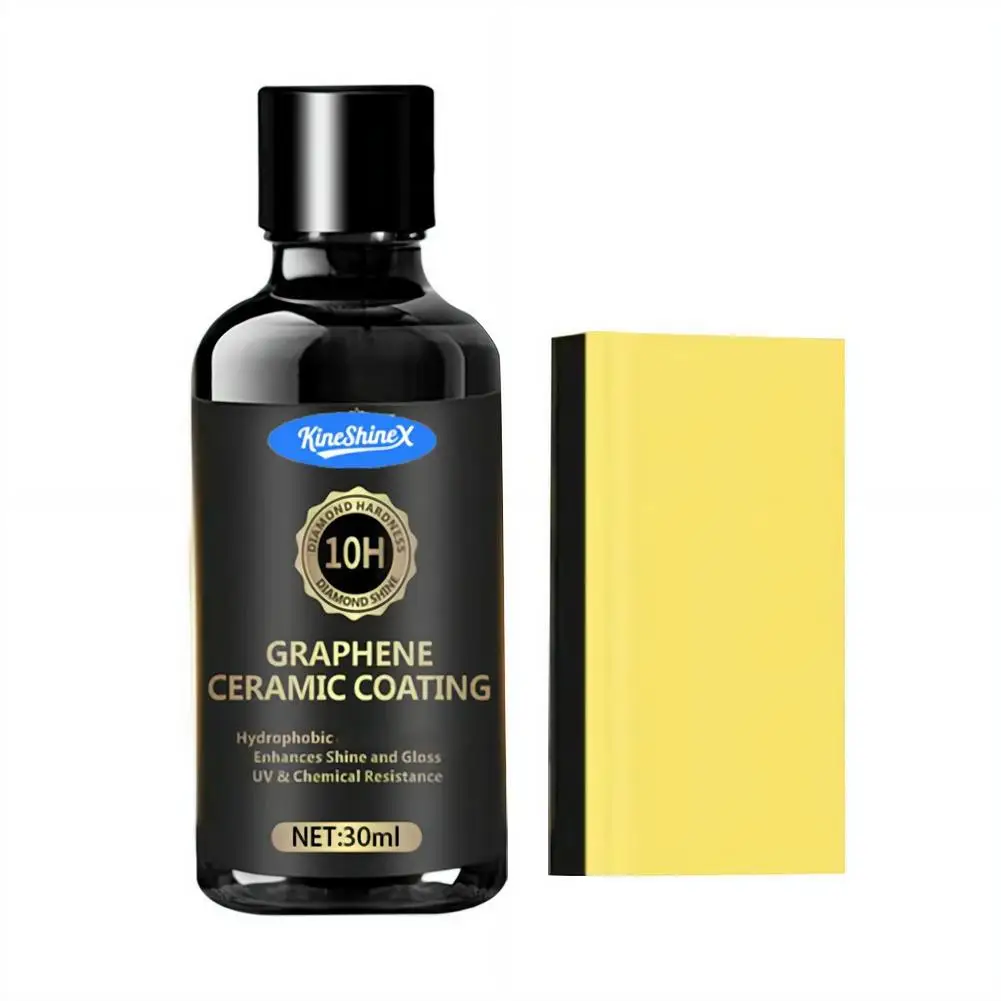 1 Bottle Automotive 10H Graphene Ceramic Coating High Glossy Anti Scratch Polish Kit For Car Body Protection Glass Coating