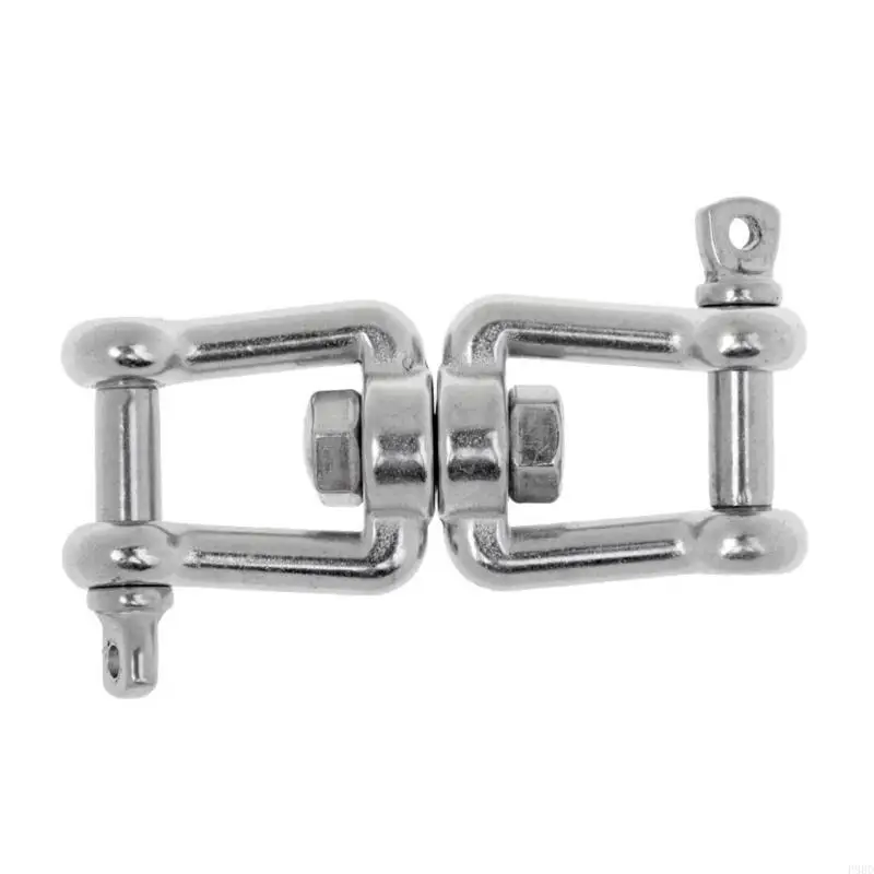 

Marine Steel Shackle Anti Tangles Double Shackle Simple to Use for Anchors