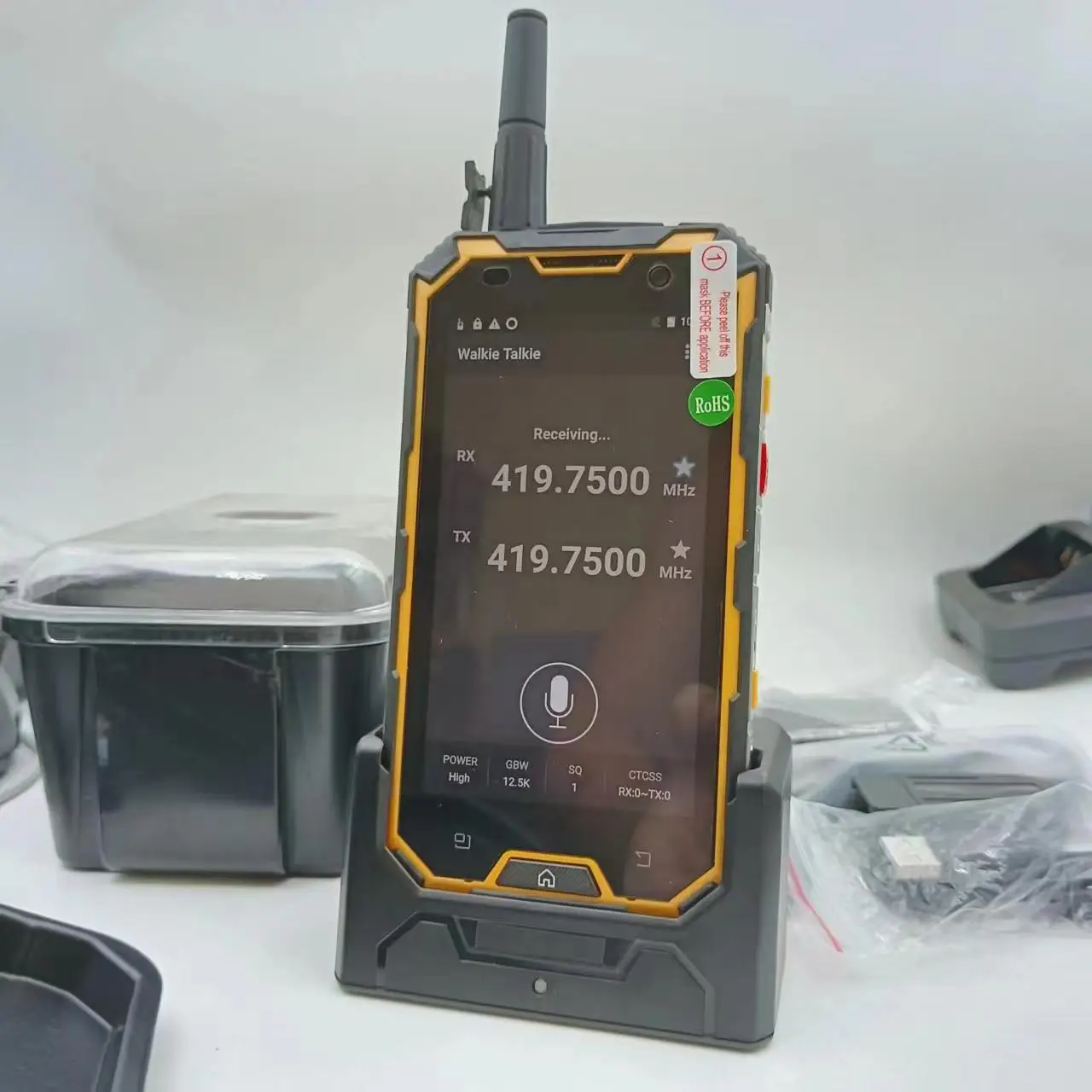 zello Walkie talkie IP68 UHF 400-470mhz 2w bimode phone