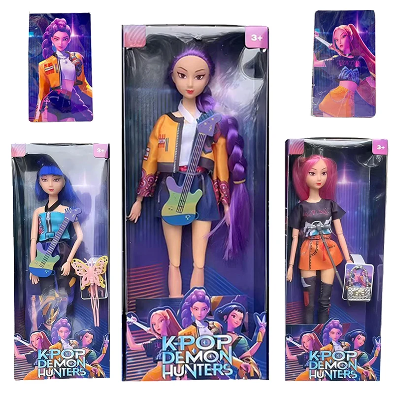 

2025 Hot 3 Trendy K-pop Devil Hunter Dolls, Vinyl Dolls, Dolls, Christmas Gifts, Birthday Gifts, Halloween Gift Girls' Toys