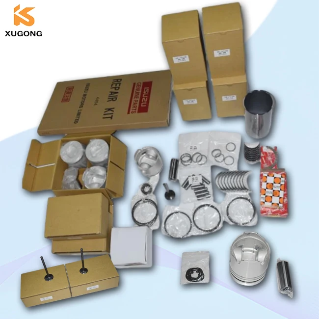 Genuine 4JB1 4HK1 4JJ1 4HG1 OVERHAUL KITS Piston Ring Liner Kit for Isuzu Engine Overhaul Package