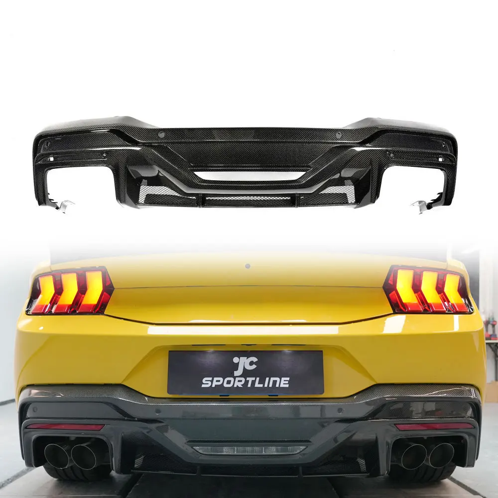 

Carbon Fiber Rear Bumper Diffuser for Ford Mustang S650 2.0T 2.3T Base Model 2024