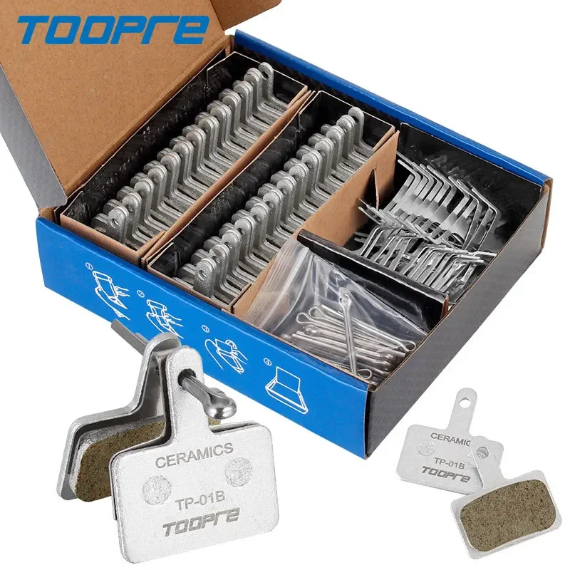 

TOOPRE-MTB Bike Metal Brake Pads,Oil Disc Brake for SHIMANO BR-C501,BR-M575,BR-M525,BR-MT500,BR-MT400,BR-MT200,Bicycle Parts