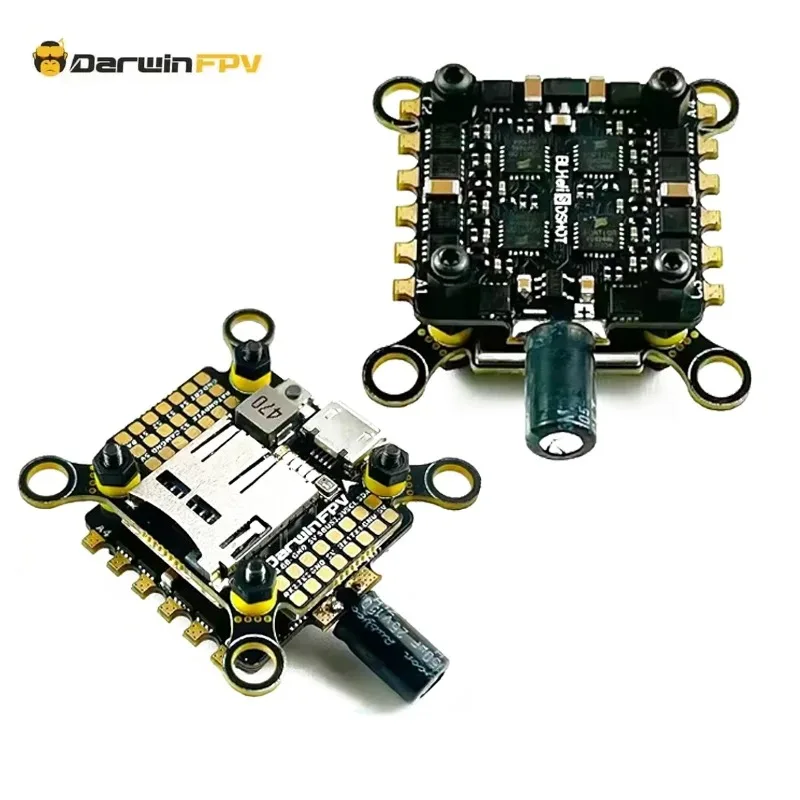 DarwinFPV F411 pile 3-4S F411 FC MPU6500 4in1 30A ESC Bluejay surports Dshot600.Oneshot125 Cineape 25 quadrirotor