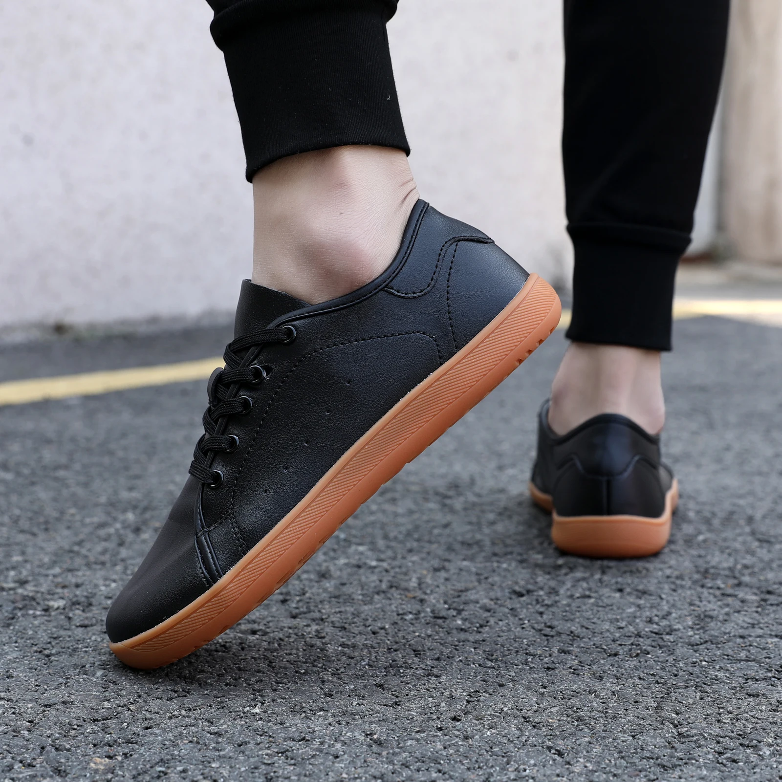 أحذية بيرفوت بمقدمة واسعة للرجال والنساء أحذية رياضية للمشي بسيطة مع نعل قطرة صفر وشبكة قابلة للتنفس للراحة #4